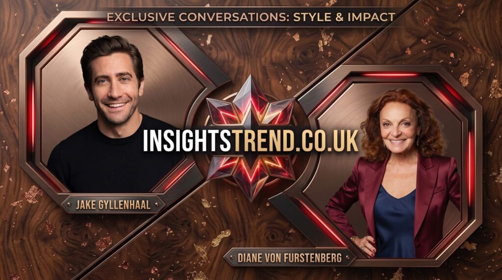 Diane von Furstenberg and Jake Gyllenhaal