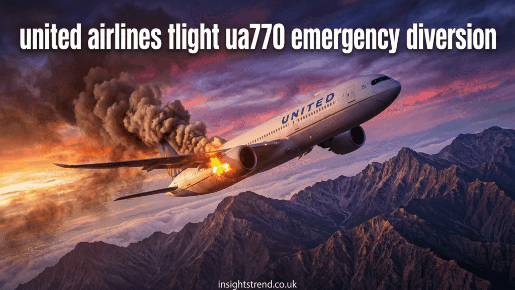 United Airlines Flight UA770 Emergency Diversion