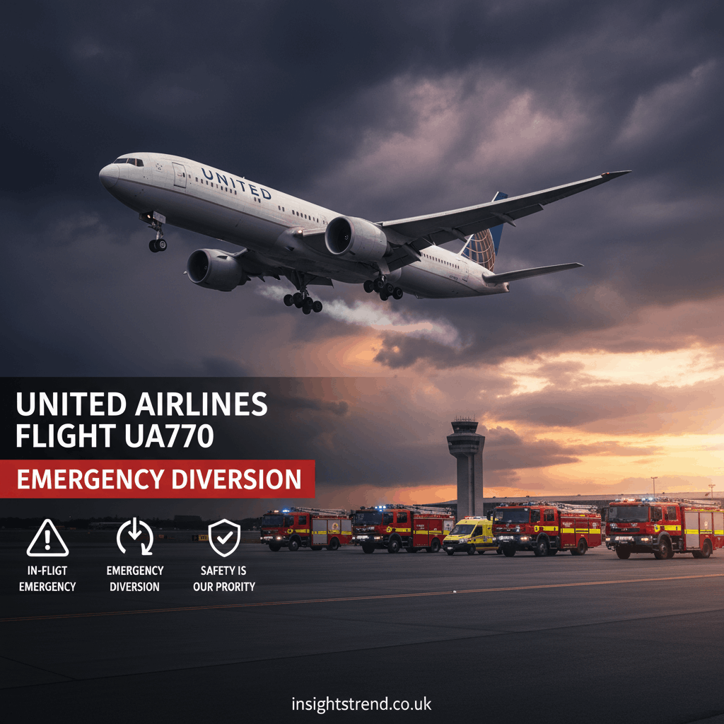 United Airlines Flight UA770 Emergency Diversion